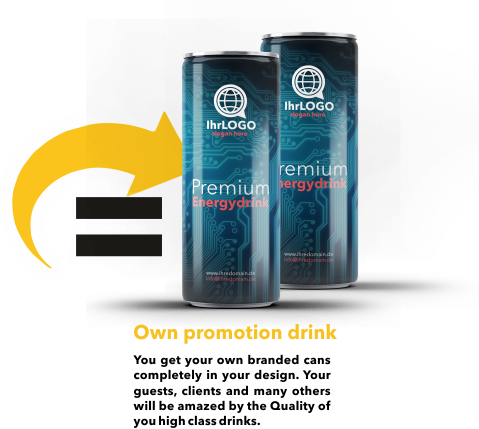 energy drink mit eigenem label
